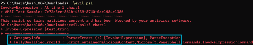 PowerShell スクリプトの実行ブロック